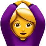 Vrouw emoji OK