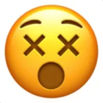 emojis verkeerd gebruikt duizelig gezicht