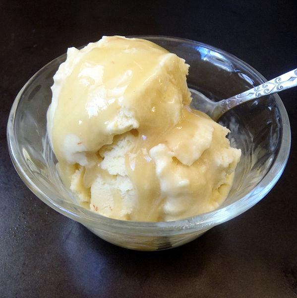Vanille ijs olijfolie smaakcombinatie