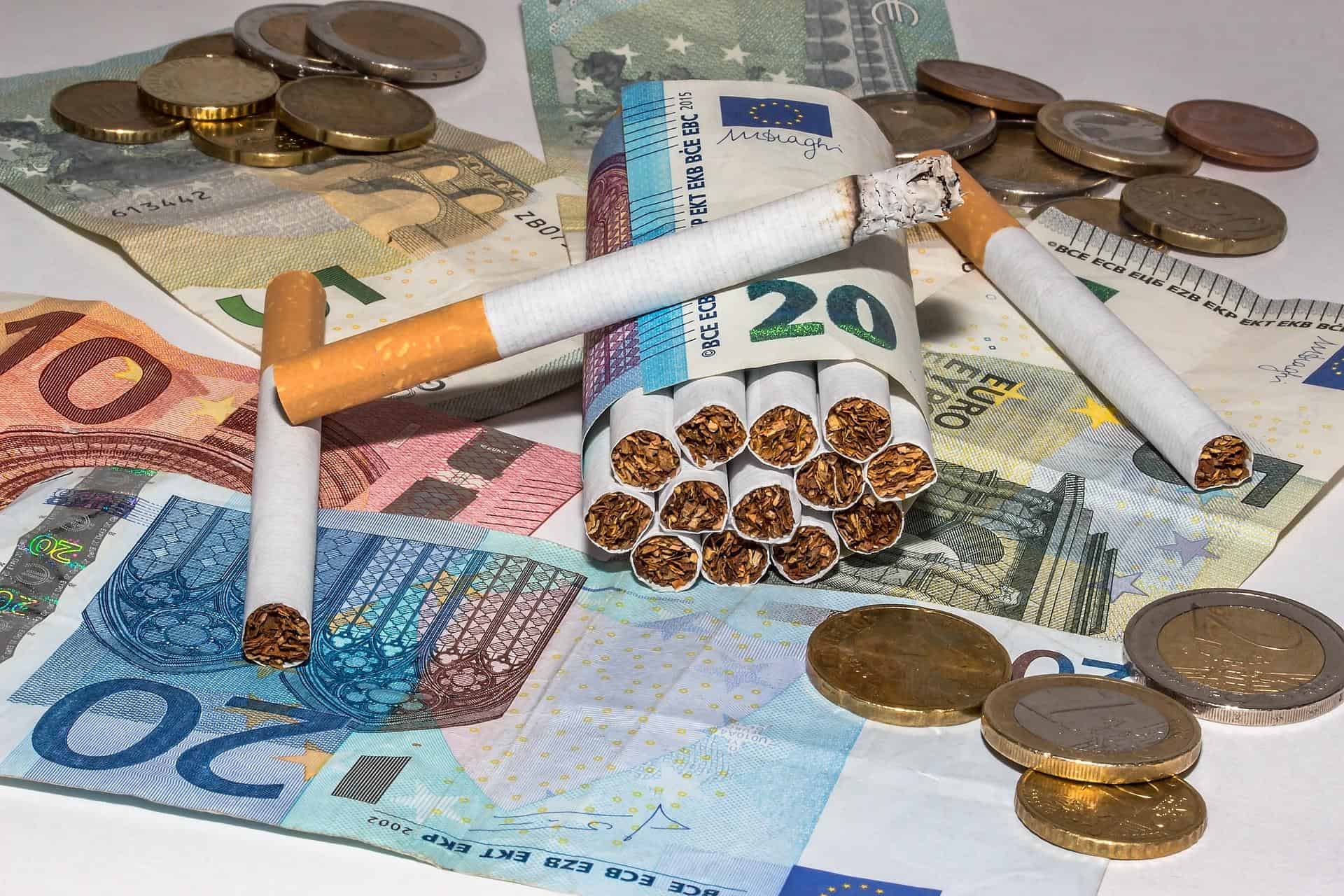 Sigaretten roken geld