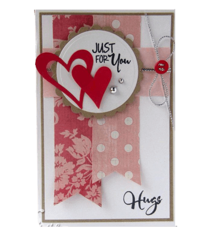 Handgemaakt kaart Valentijnsdag cadeau creatief origineel