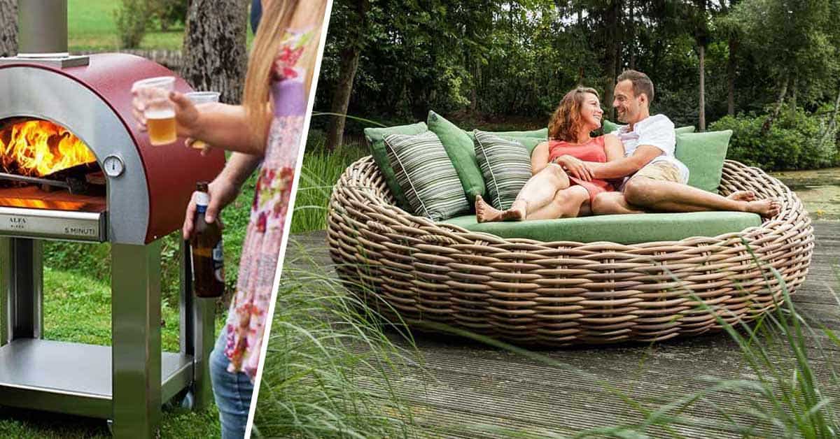 Tuinmeubelen blokhut musthaves tuin