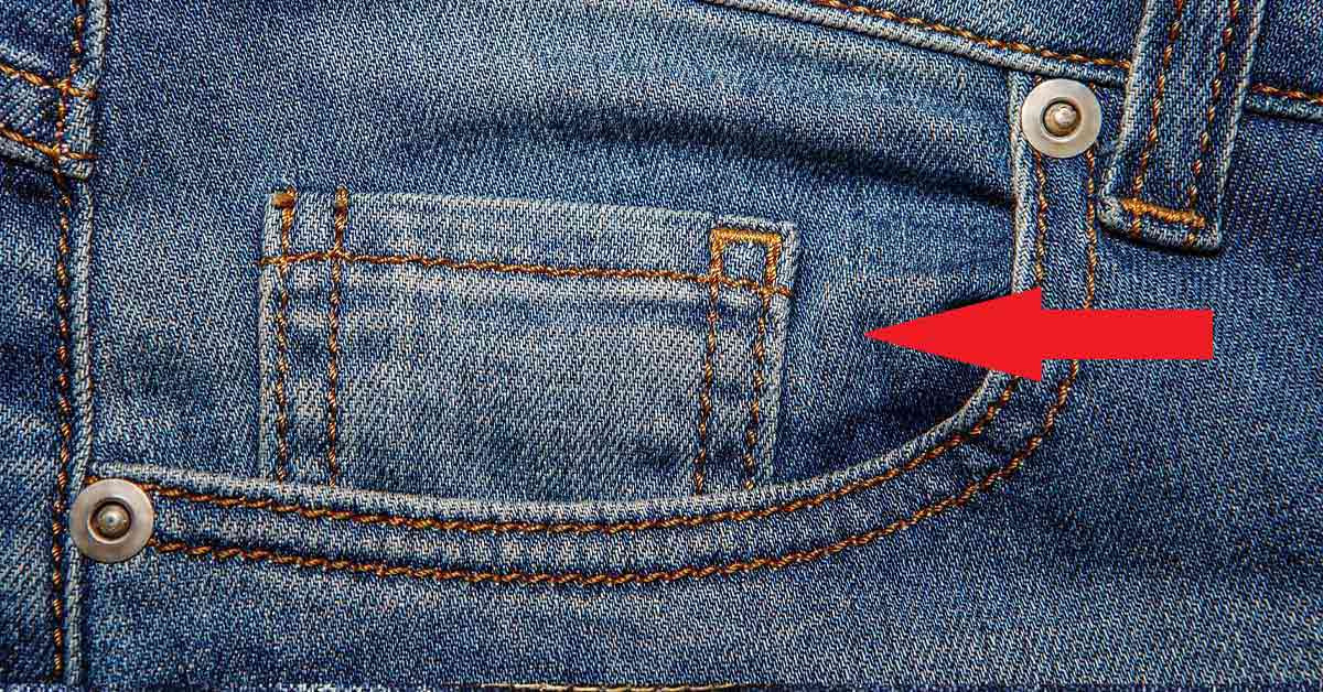 Jeans zakje spijkerbroek kleine
