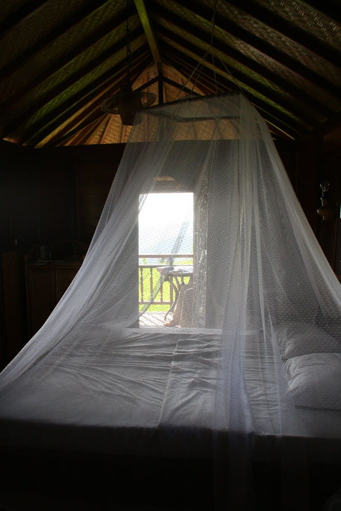 slaapkamer mug muggen klamboe