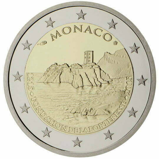 zeldzame 2 euro munten Monaco 2015