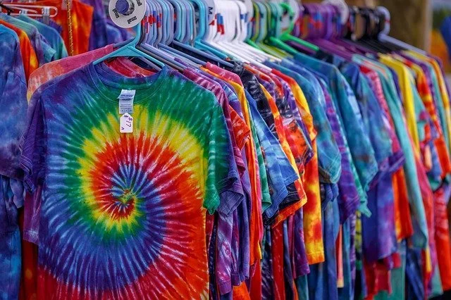 Tie Dye verf Action