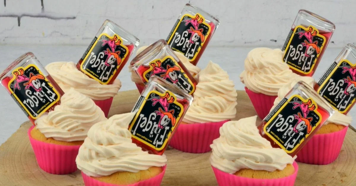 flugel cupcakes taart