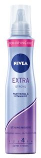 3. Nivea Extra Strong Styling Mousse 150ML