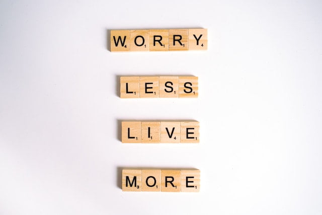 worry less live more quote positieve uitspraken